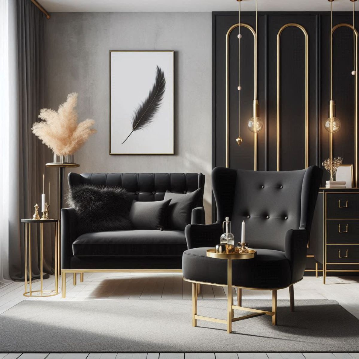 15+ Gold & Black Home Decor You'll Love! - thedecorhomer.com