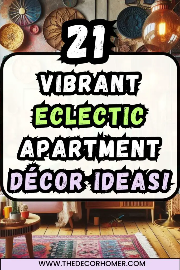 Vibrant Eclectic Apartment Décor Ideas!