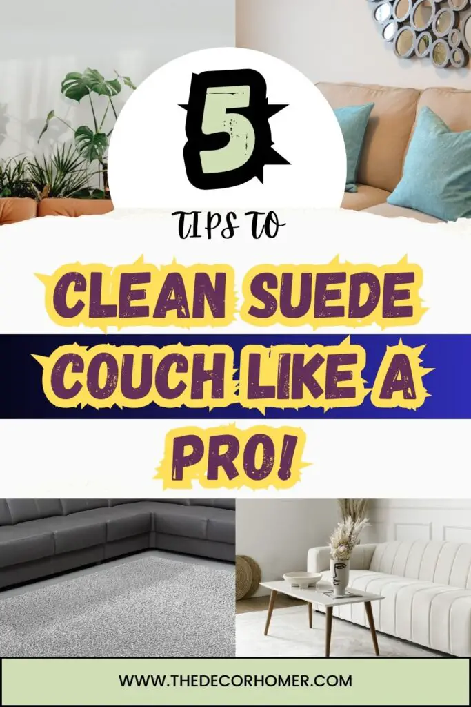 How To Clean A Suede Couch?