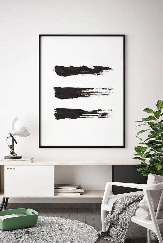 Minimal Art - Black & White Decor