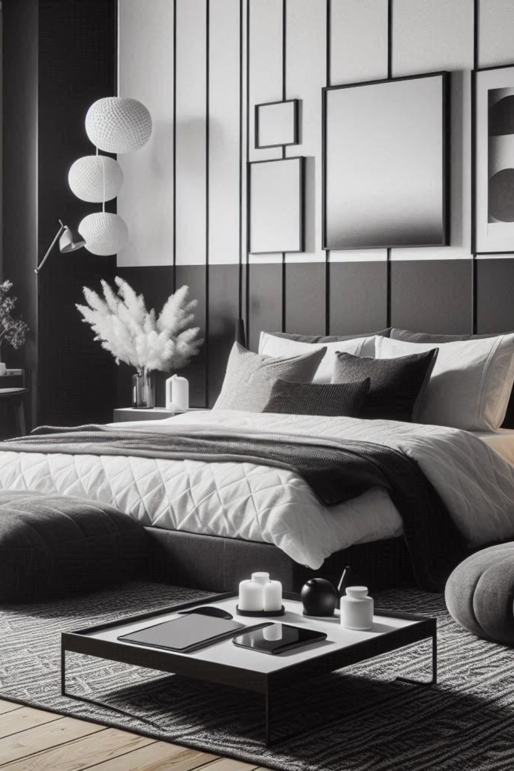 15 Black & White Room Decor Ideas You'll Love! - thedecorhomer.com