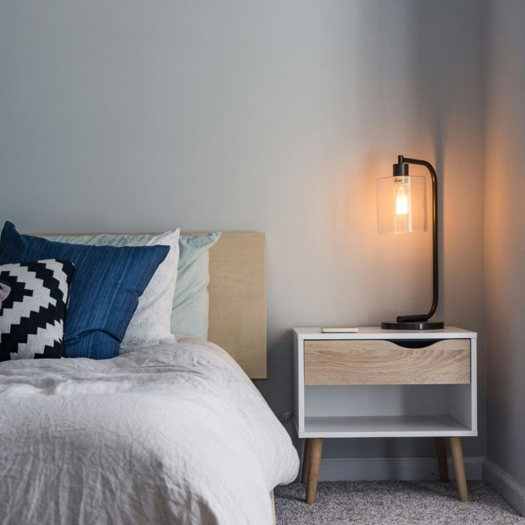 Sleek Recessed Lighting For Minimalist Bedroom