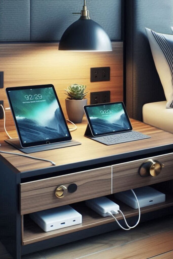 Stylish Technology Integration for Nightstands