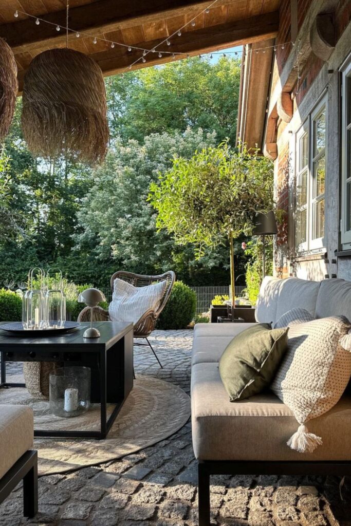 Glowing Patio Ambiance With Mason Jars