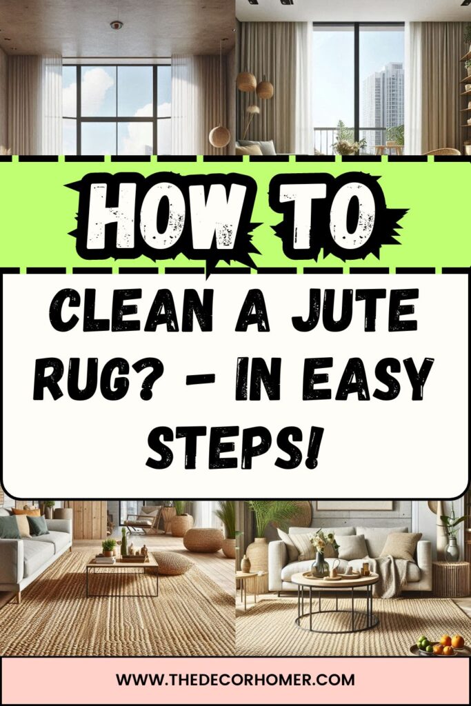 How To Clean A Jute Rug? - In Easy Steps!