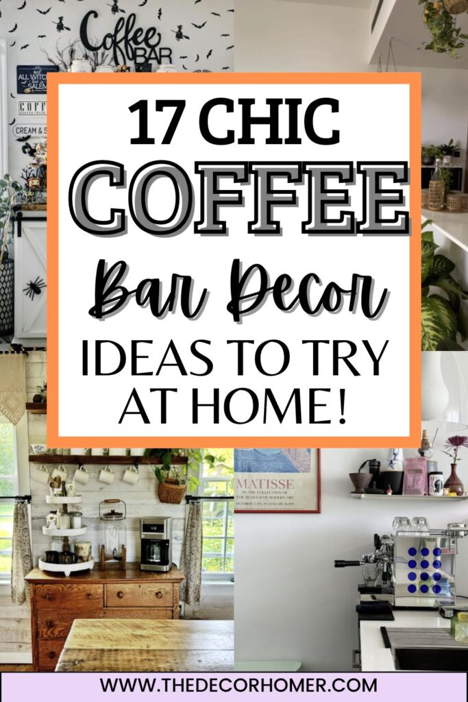 17 Chic Coffee Bar Decor Ideas To Try At Home!