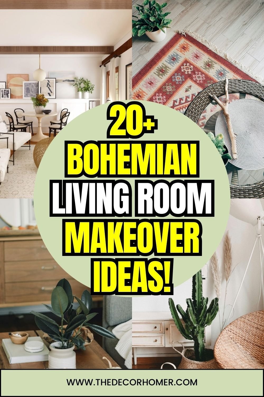 20 Bohemian Chic Living Room Makeover Ideas That You Will Love ...