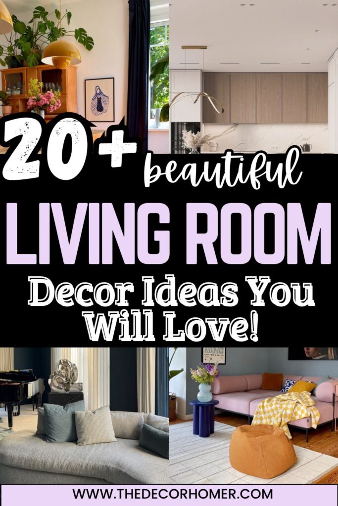 20+ Living Room Decor Ideas You Will Love!