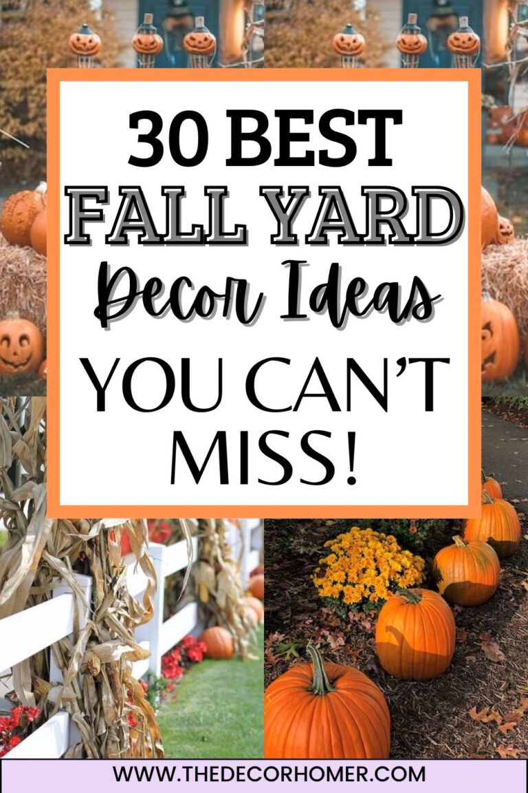 30 Best Fall Yard Decor Ideas Thedecorhomer