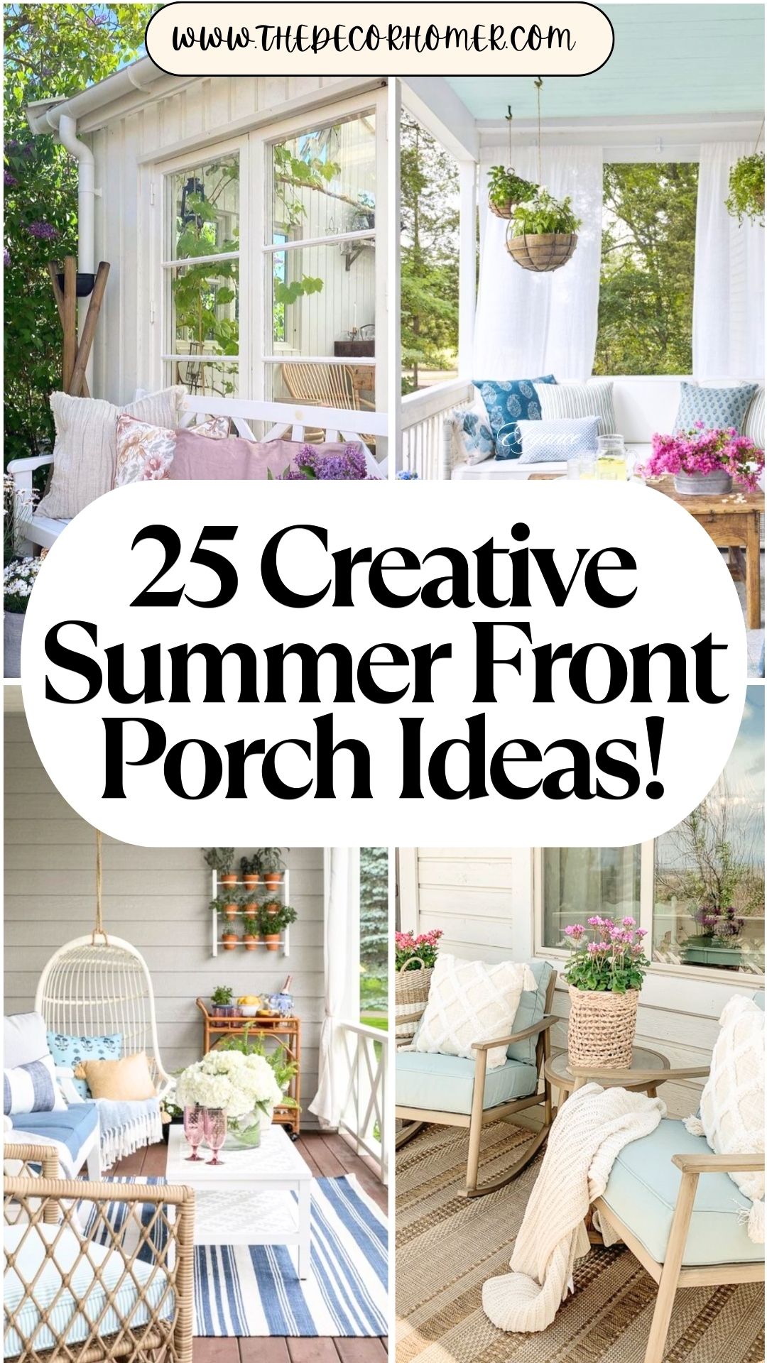 25 Creative Summer Front Porch Ideas To Refresh Your Home ...