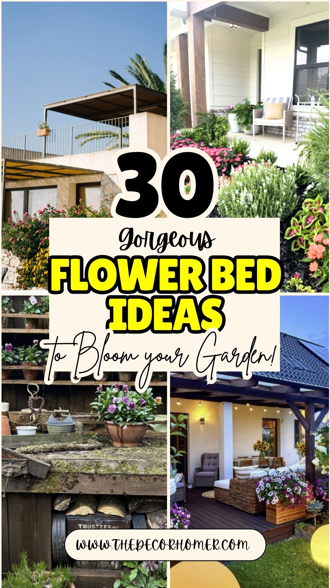 30 Gorgeous Flower Bed Ideas to Bloom Your Garden with Beauty! - thedecorhomer.com